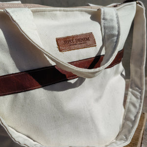 Natural Denim Tote Bag