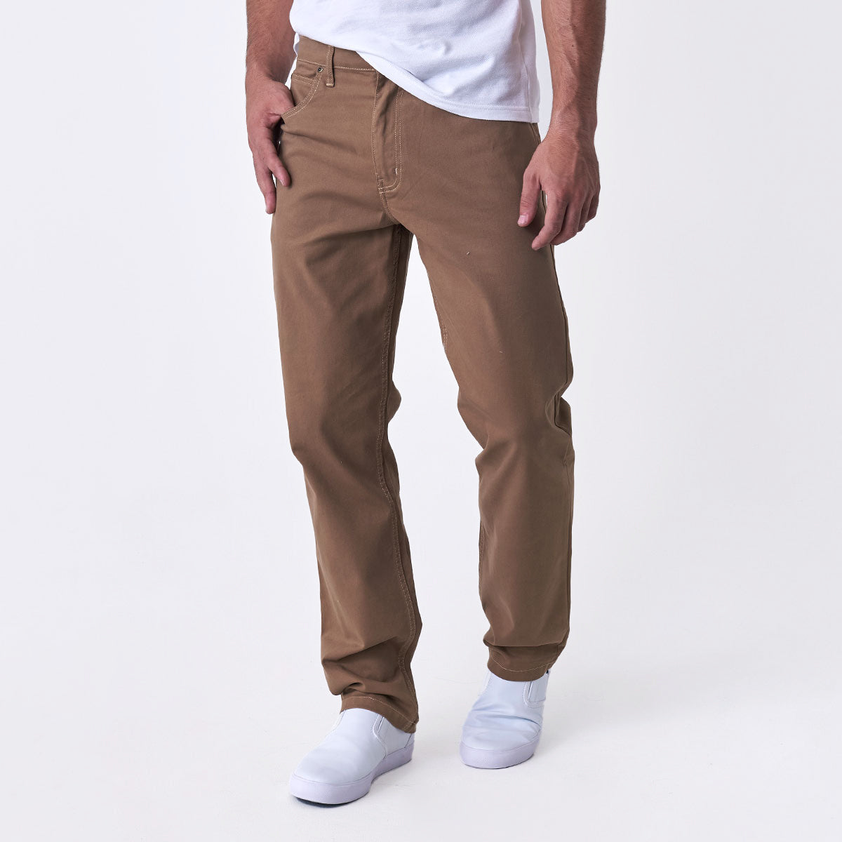 Lee Brooklyn Twill Stretch Tan Mens Jeans – Just Denim